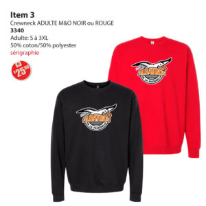 Item 03 École de la Passerelle Crewneck M&O 3340 2025