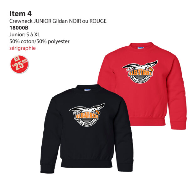 Item 04 École de la Passerelle Crewneck 18000B 2025