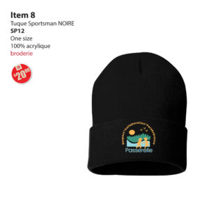 Item 08 de la Passerelle Tuque Sportsman SP12 2025