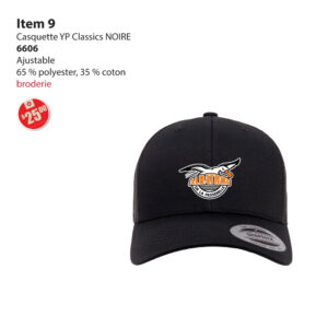 Item 09 de la Passerelle Casquette YP Classic 6606 2025